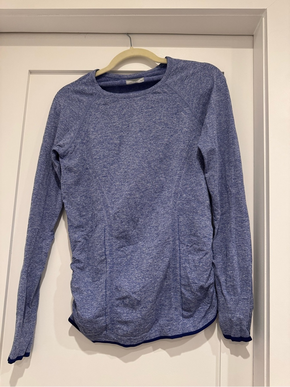 Women's Athleta Long-Sleeve Knit Pullover Sweater - Heather Blue